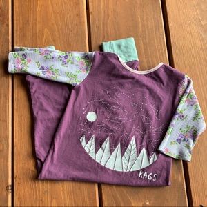 Rags to Raches 3 - 4T Long sleeved romper